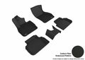 3D MAXpider 2016-2019 Mini Clubman Kagu 1st & 2nd Row Floormats - Black