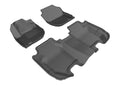 3D MAXpider 2015-2020 Honda Fit Kagu 1st & 2nd Row Floormats - Black