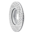 DFC 07-13 Mazda 3 Front Left Drilled & Slotted Geoperformance Rotor