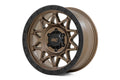 Rough Country Rough Country 78 Series Wheel Simulated Beadlock Bronze Black 18x9 8x6.5 -12mm 78181210