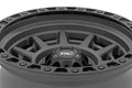 Rough Country 85 Series Wheel Simulated Beadlock Gunmetal Gray/Black 17x9 6x135 -12mm