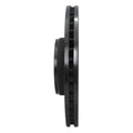 R1 05-11 Audi A6 (USA/Canada) Front Right Drilled & Slotted Black Brake Rotor