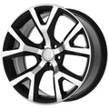 18 IN REPLICA WHEEL VW27 FITS VOLKSWAGEN JETTA RIM 18X7.5 BLACK MACH