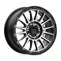 KM542 16X7 5X110 S-BLK MACH 30MM