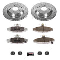 Power Stop 88-96 Chevrolet Corvette Rear Z26 Street Warrior Brake Kit