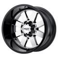 MO962 22X10 8X180 PVD G-BLK LIP -18MM