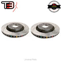 DBA 09-17 Volkswagen CC 2.0L Turbocharged Rear 4000 Series Slotted Rotor