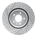 DFC 11-19 Ford Flex Front Right Drilled & Slotted Geoperformance Rotor