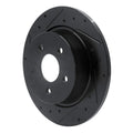 R1 08-12 Renault TRAFIC (Mexico) Rear Left Drilled & Slotted Black Brake Rotor