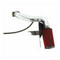 Spectre 98-03 GM Truck L4-2.2L F/I Air Intake Kit - Clear Anodized w/Red Filter