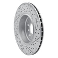 DFC 04-10 BMW 645Ci Rear Left Drilled & Slotted Geoperformance Rotor