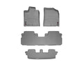 WeatherTech 08-12 Toyota Highlander Front and Rear Floorliners - Grey