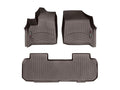 WeatherTech Cocoa Front and Rear Floorliners Fits -20-23 Traverse 471228-1-3
