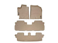 WeatherTech 08-12 Toyota Highlander Front and Rear Floorliners - Tan