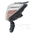 LH HEADLAMP ASSY COMPOSITE HALOGEN; BLACK BEZEL; CHROME TRIM NISSAN PATHFINDER 20132016