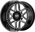 MO992 20X9 5X5.0 G-BLK MILL 18MM