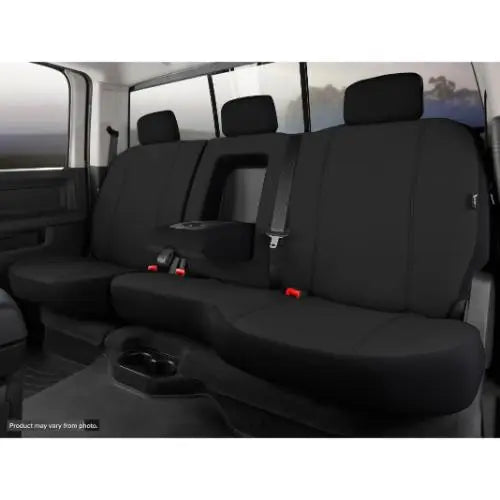 22C TUNDRA CREWMAX SP REAR 60/40 SPLIT SEAT COVER BLACK
