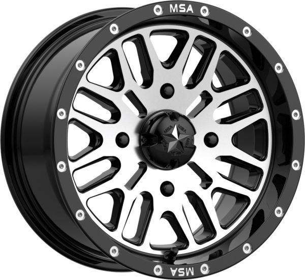 M38 15X7 4X137.00 GLOSS BLACK MACHI