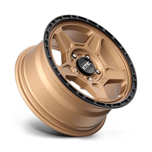 ~(29 lbs. 20X20X11)~ ALPINE 17x8 5x120.00 MATTE BRONZE W/ BLACK LIP (38 mm)