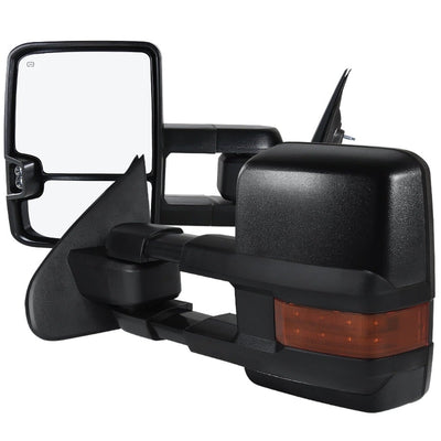 CHROME COVER TOWING MIRRORS - POWER
