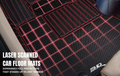 3D MAXpider 2013-2019 Nissan Leaf Kagu 1st & 2nd Row Floormats - Black
