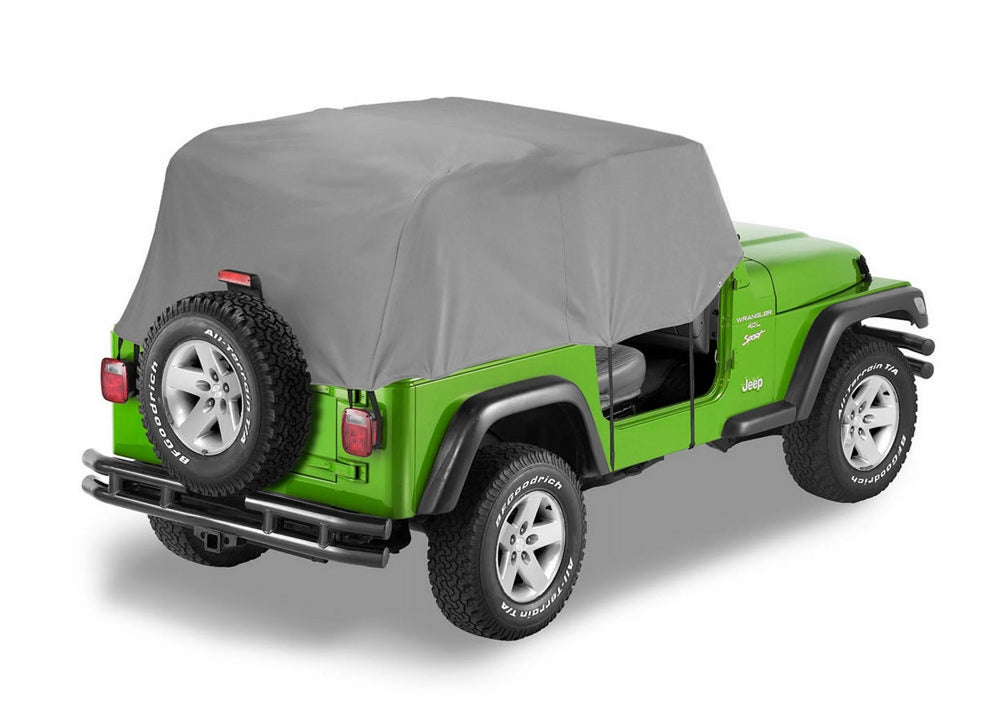 ~(10 lbs. 20X10X10)~ All-weather Trail Cover Charcoal/Gray Jeep 97-06 Wrangler Except Unlimited