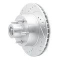 DFC 79-91 Ford LTD Crown Victoria Front Left Drilled & Slotted Silver Brake Rotor
