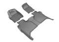 3D MAXpider 2019-2020 Chevrolet Silverado 1500 Kagu 1st & 2nd Row Floormats - Gray