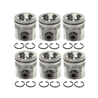 PISTON WITH RINGS