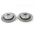 Power Stop 05-06 Chrysler Crossfire Rear Evolution Drilled & Slotted Rotors - Pair