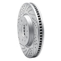 DFC 03-08 Cadillac Cts Front Left Drilled & Slotted Geoperformance Rotor