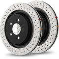 DBA 18-21 Kia Stinger Rear 4000 Series Drilled Rotor