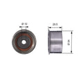 Gates 95-98 Toyota Tercel 4-Cyl. 1.5L Cam. Idler Pulley Timing Belt Pulley