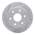DFC 06-10 Hummer H3 Front Left Drilled & Slotted Geoperformance Rotor