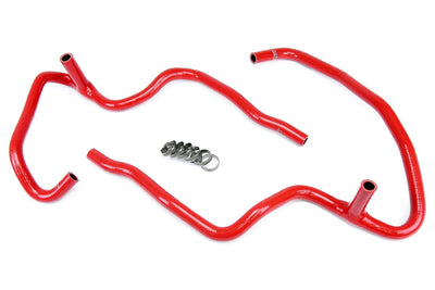 HPS Performance Red Reinforced Silicone Heater Hose Kit Coolant for Jeep 06-10 Commander 5.7L V8 with Rear A/C