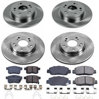 Power Stop 16-17 Honda Accord Front & Rear Autospecialty Brake Kit