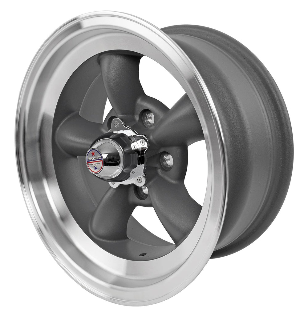 AMERICAN RACING VINTAGE VN105D 15X7 5X4.75 GRAY MACH-LP -6MM - VN1055761