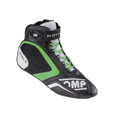 OMP KS-1 Shoes Black/White/Green - Size40