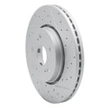 R1 10-13 Suzuki Kizashi Front Right Drilled & Slotted Geo-Carbon Rotor