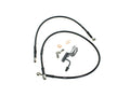 Goodridge 2008 H-D FLSTC Heritage Softail Classic (w/o ABS) Clear Rear Brake Line w/Black Fittings