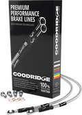 Goodridge 2007 Harley-Davidson FLSTF Fat Boy (w/o ABS) Clear Rear Brake Line w/Black Fittings