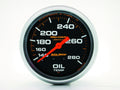 Autometer Liquid Filled Mechanical 66.7mm 140-280 deg F Oil Temperature Gauge Includes 12 ft Tubing