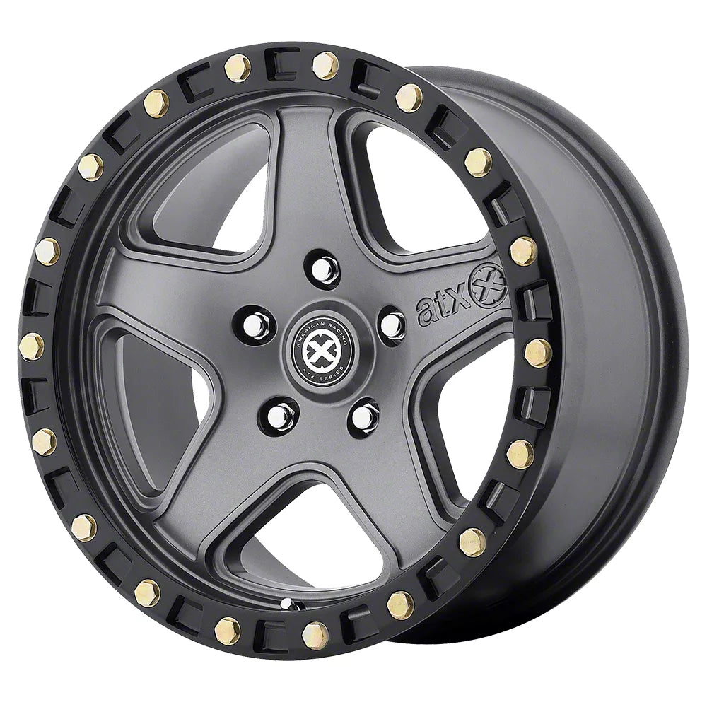AX194 18X8.5 5X150 M-GRY BLK-RING 35MM