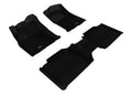 3D MAXpider 2005-2011 Toyota Tacoma Access Cab Kagu 1st & 2nd Row Floormats - Black