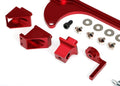 THROTTLE BRACKETS BILLET ANODIZED RED 4500 CARB195964 PONTIAC ENGINES