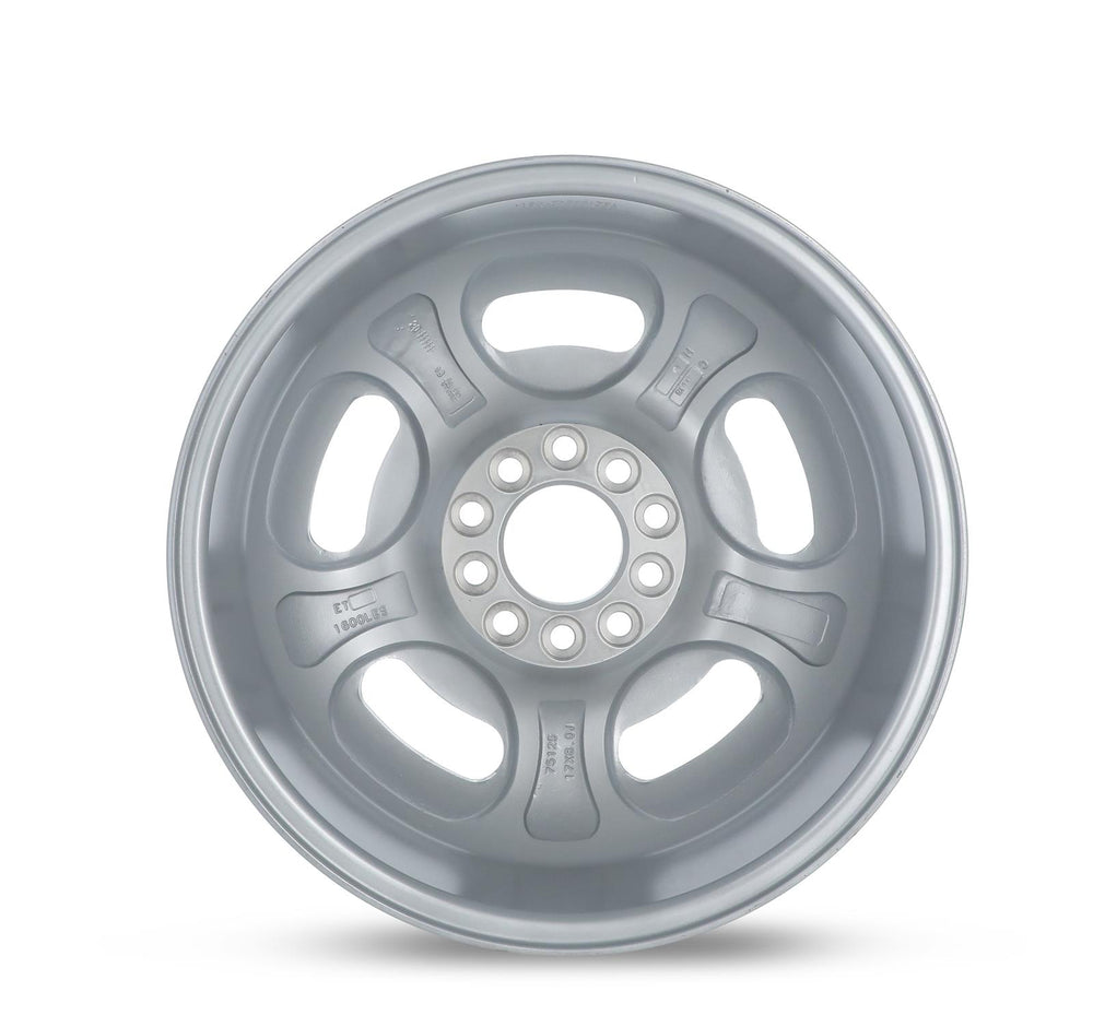 REV WHEELS 107 CLASSIC SERIES RALLY 17X8 5x120.65/5x127/5x4.75/5x5 +0MM OS SILVE