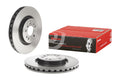 Brembo 2016 Mercedes-Benz GLE300d Front Premium UV Coated OE Equivalent Rotor
