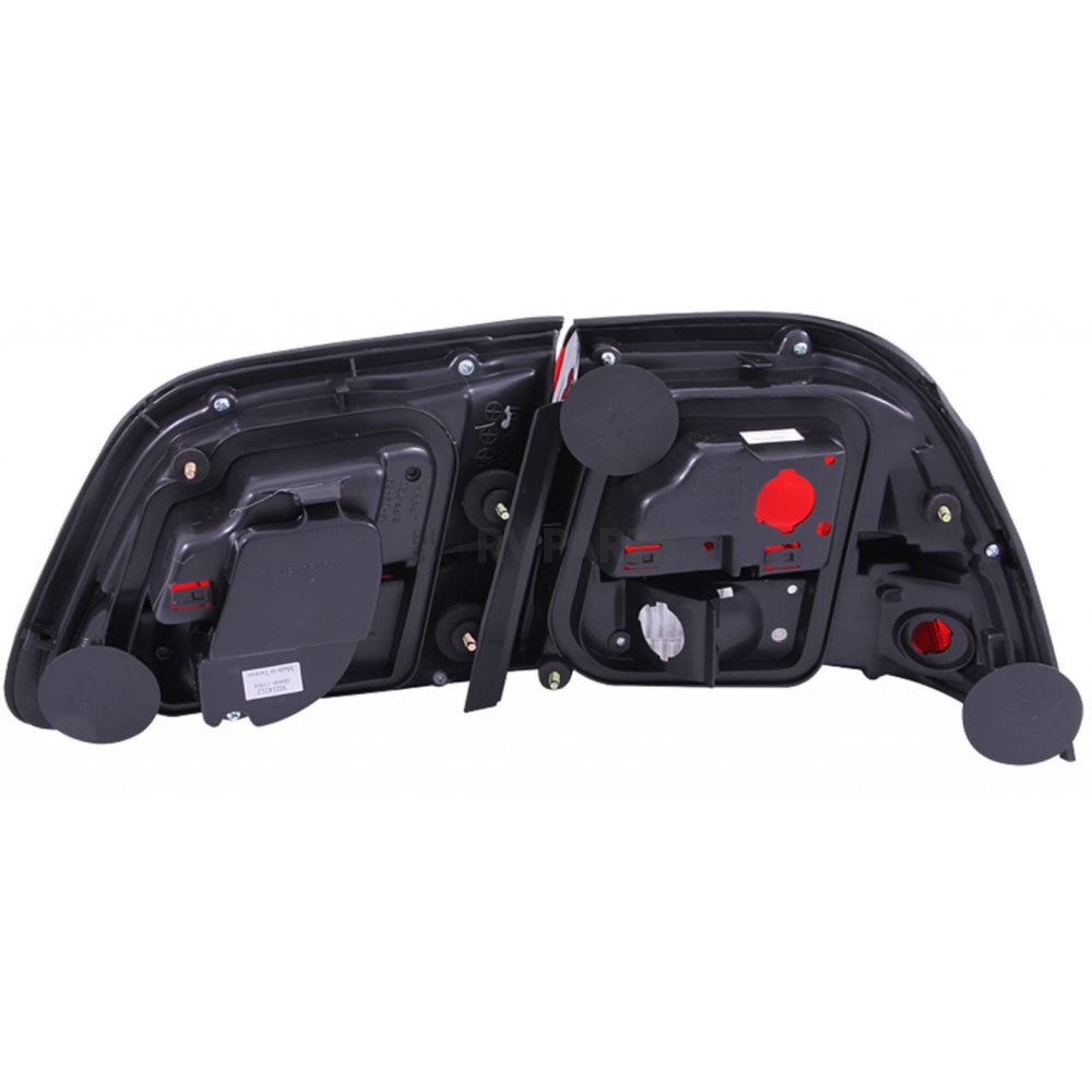 9799 MAXIMA TAILLIGHTS RED/CLEAR4 PC. DRIVER/PASSENGER