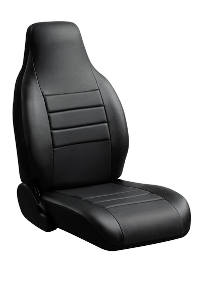 SL60 SERIES SEMCUSTOM FIT CAR FRONT SEAT COVER BLACK