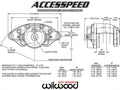 Wilwood D52-R Single Piston Floating Racing Caliper - 2.75in Piston 1.04in Rotor - Hard Anodize